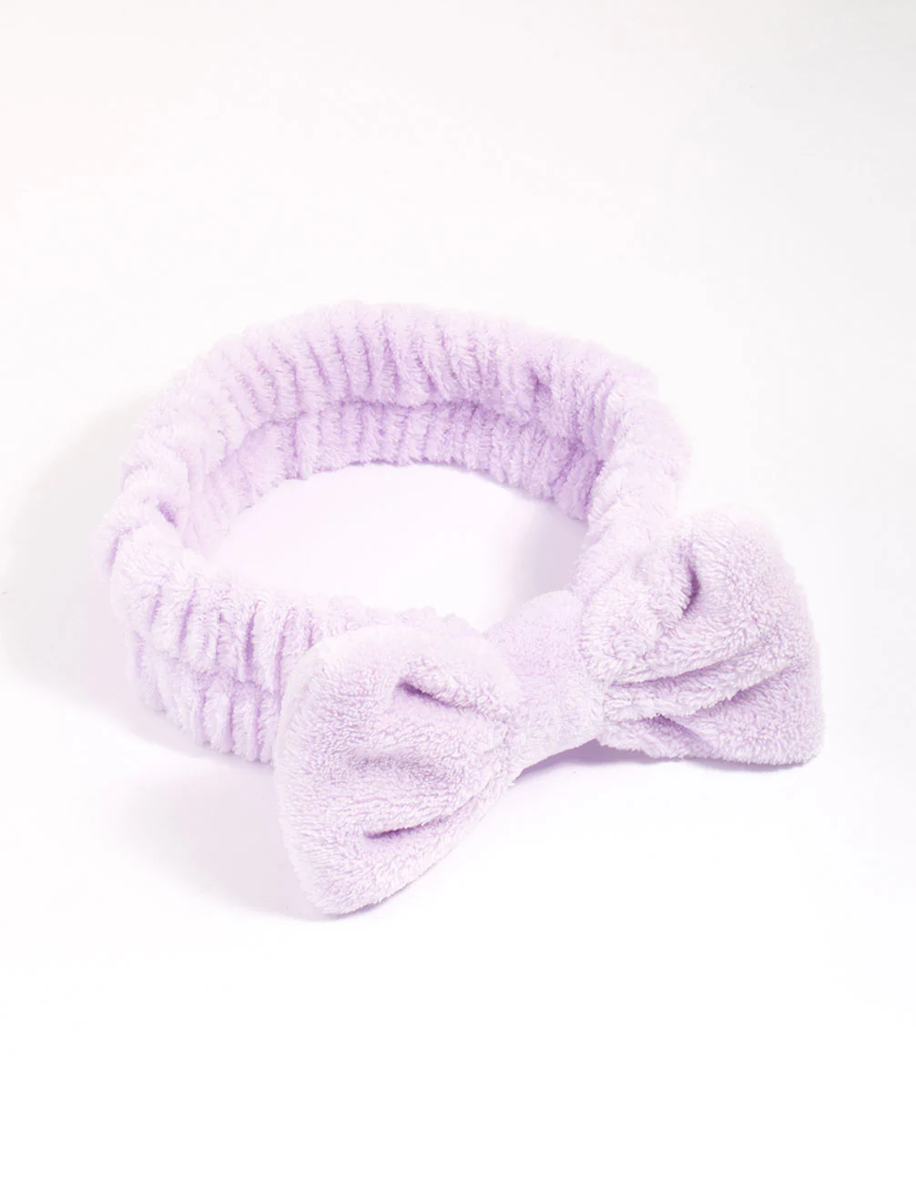 Lilac Bow Fluffy Headband - Image 2