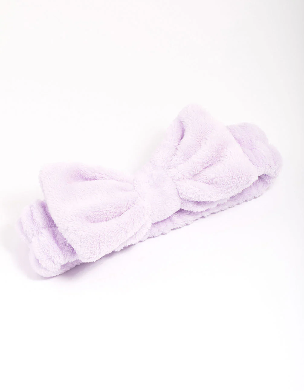 Lilac Bow Fluffy Headband - Image 3