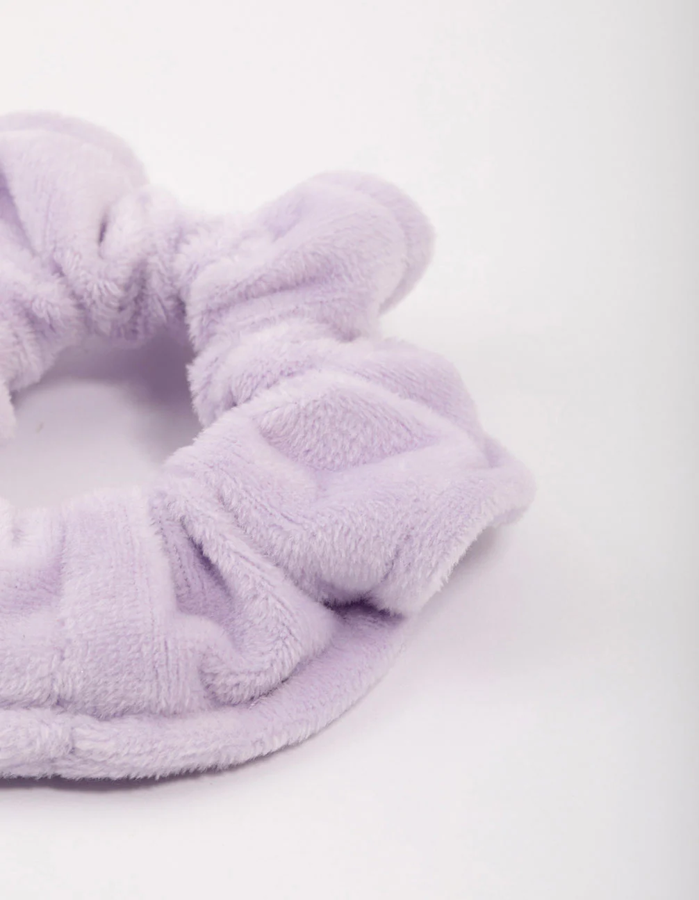 Lilac Soft Beauty Hair Scrunchie - Image 3