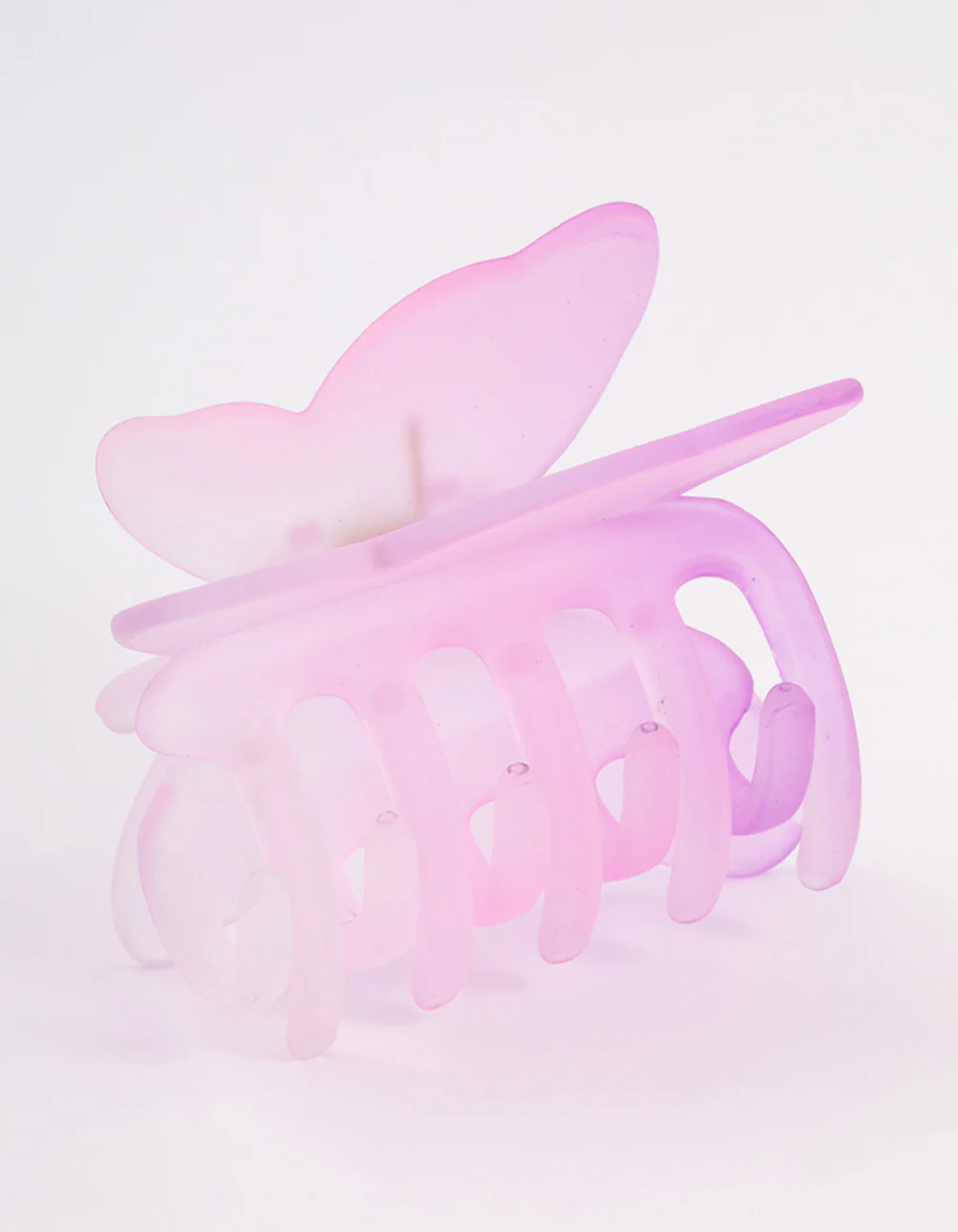 Lilac & Pink Gradient Butterfly Claw Clip - Image 2