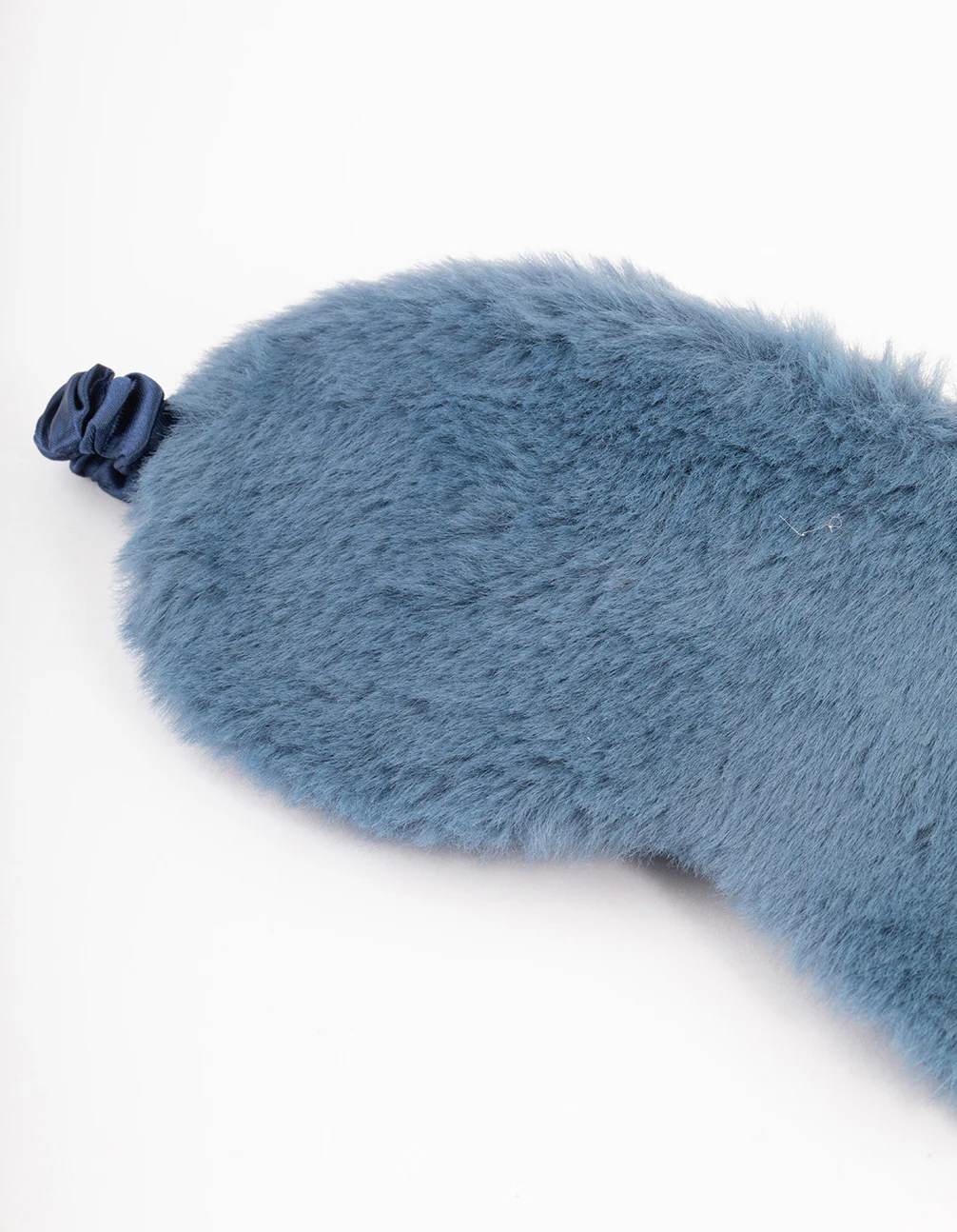 Navy Fluffy Eye Mask - Image 2