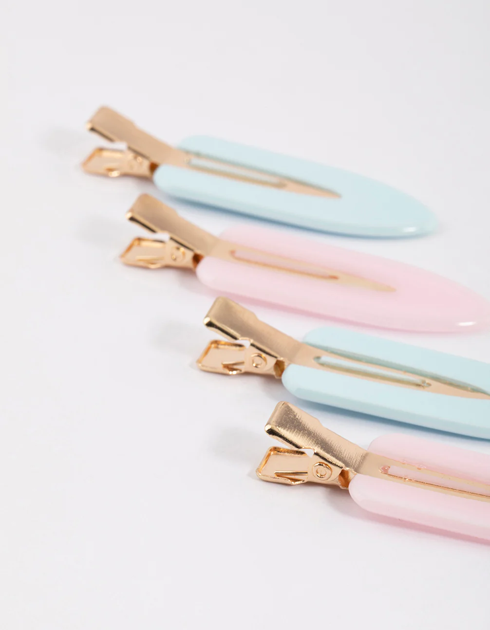 No Crease Hair Clips 4-Pack - Image 2
