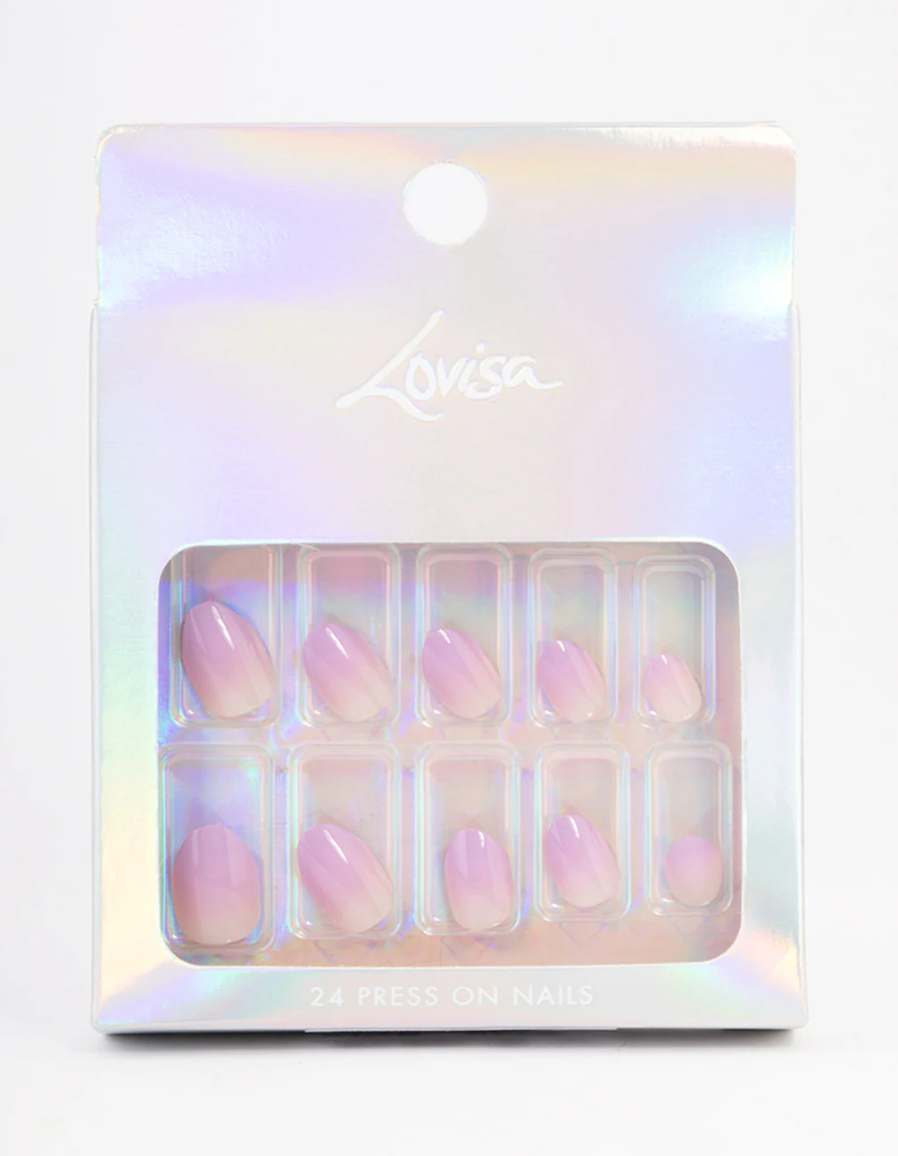 Tweens Pink & Lilac Gradient Press On Nails - Image 3