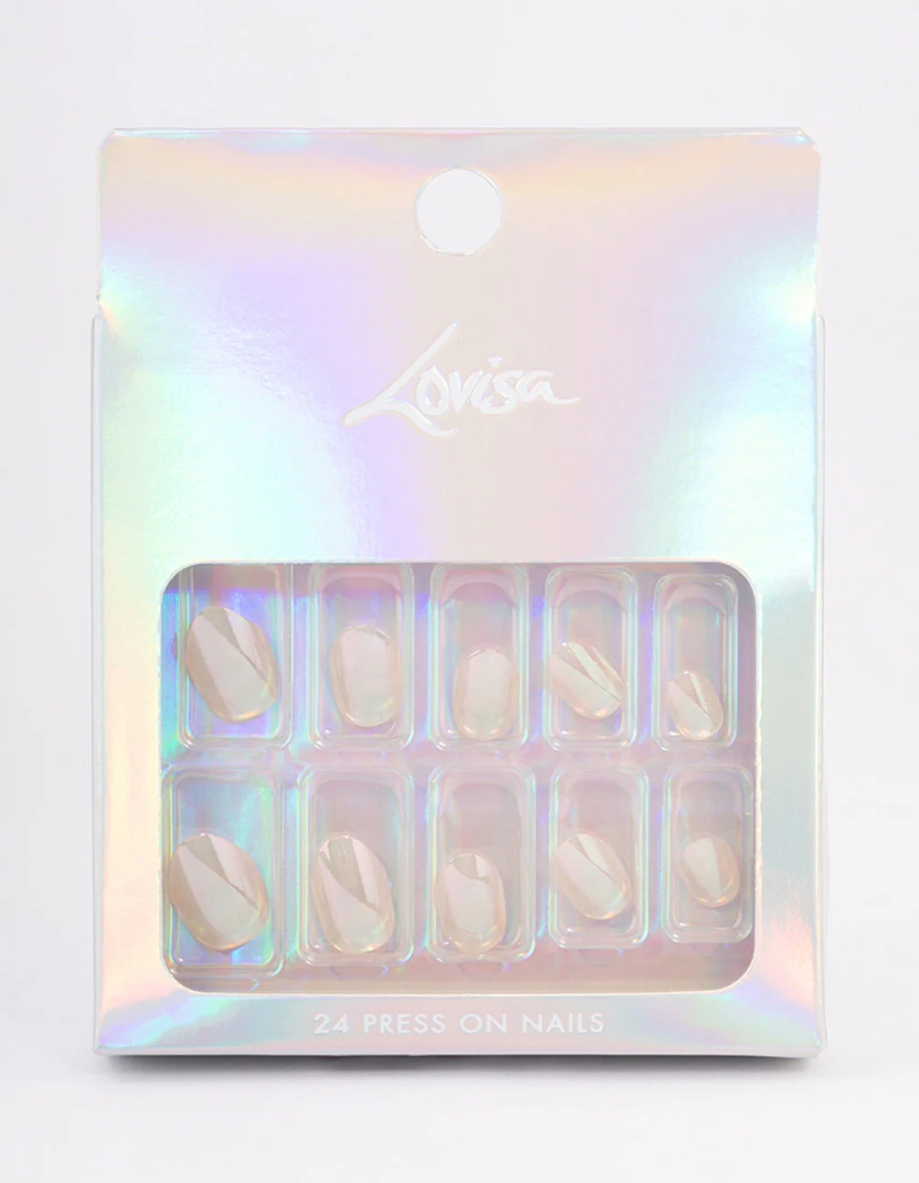 Tweens Pink Metallic Press On Nails - Image 3