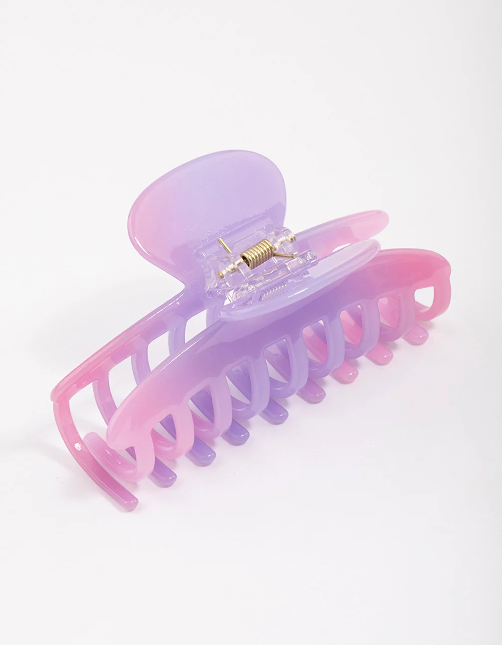 Pink & Purple Gradient Hair Claw Clip - Image 2