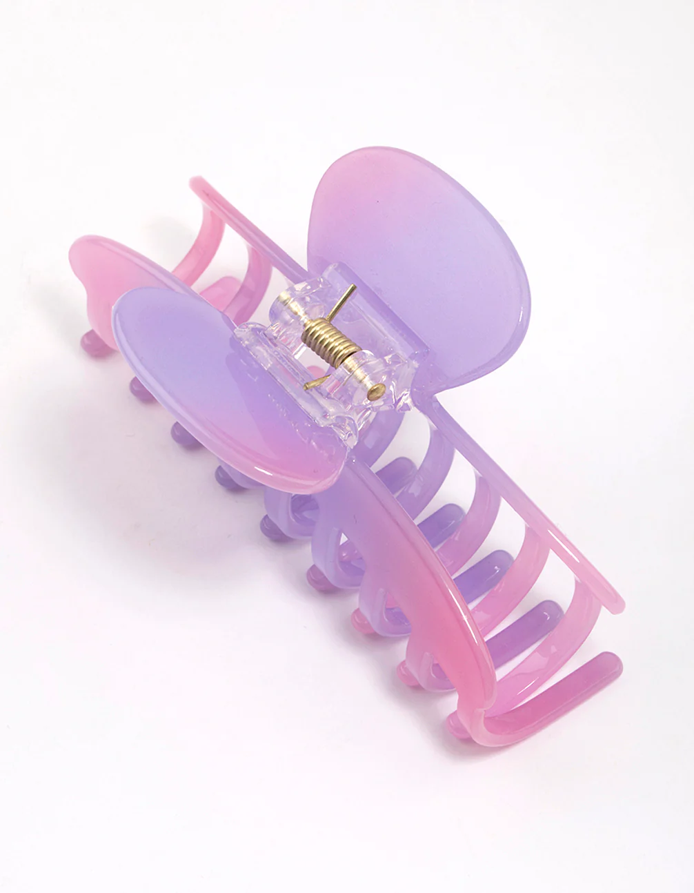 Pink & Purple Gradient Hair Claw Clip - Image 3
