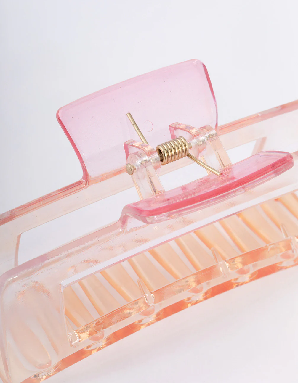 Pink Rectangle Ombre Claw Clip - Image 3