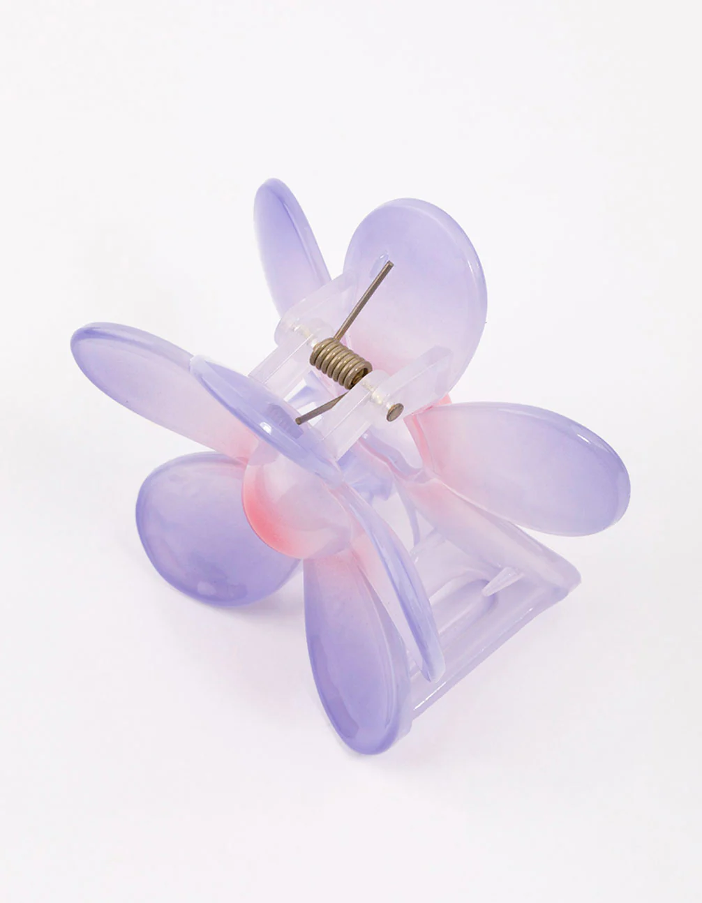 Purple & Pink Daisy Hair Claw - Image 3
