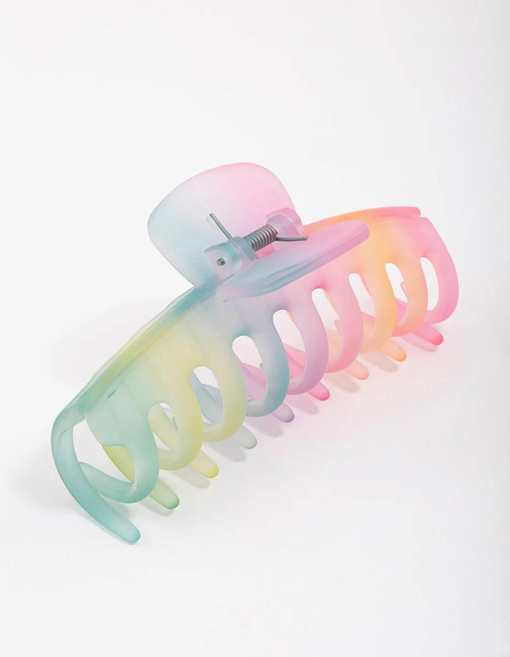 Rainbow Gradient Hair Claw Clip - Image 2