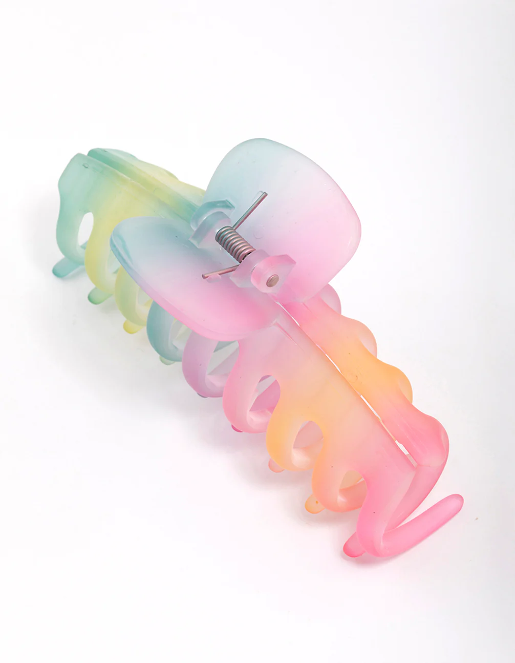 Rainbow Gradient Hair Claw Clip - Image 3