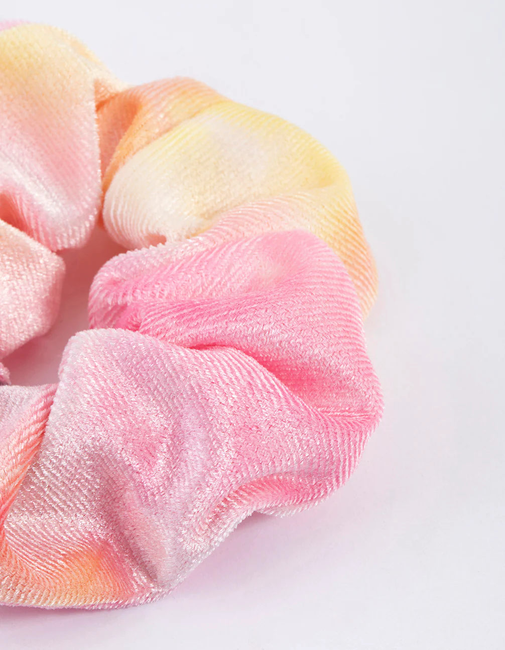 Rainbow Tie Dye Hair Scrunchie - Image 3