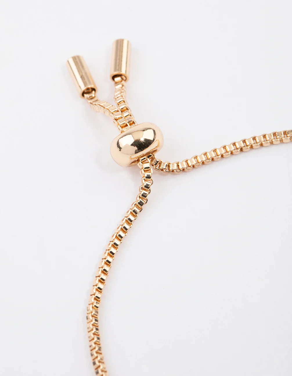 Gold Amethyst Heart Toggle Bracelet - Image 3