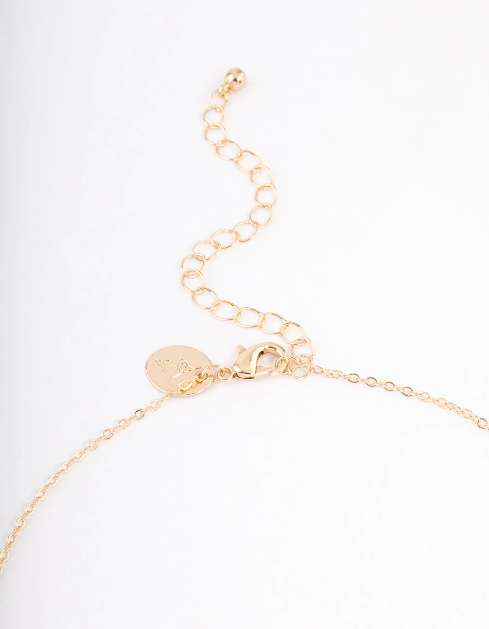 Gold Bestie Script Necklace - Image 3