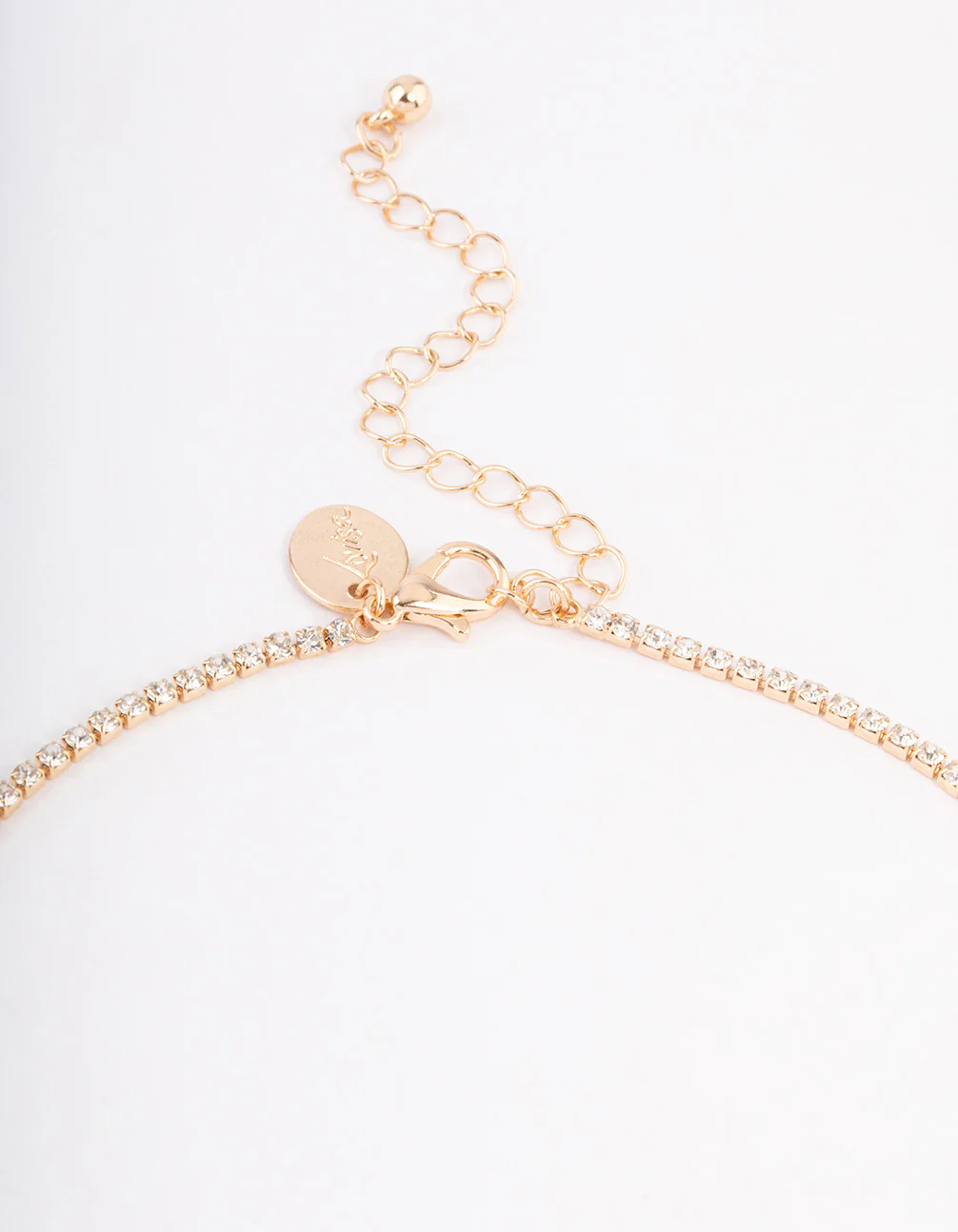 Gold Diamante Cupchain Butterfly Necklace - Image 3