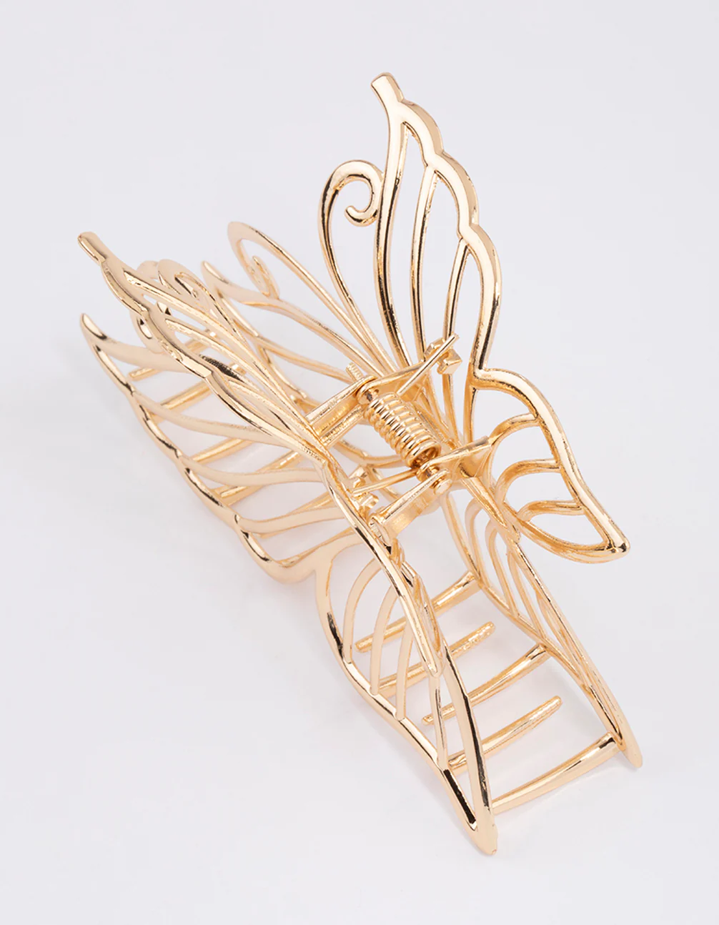 Gold Detailed Butterfly Hair Claw Clip - Image 3