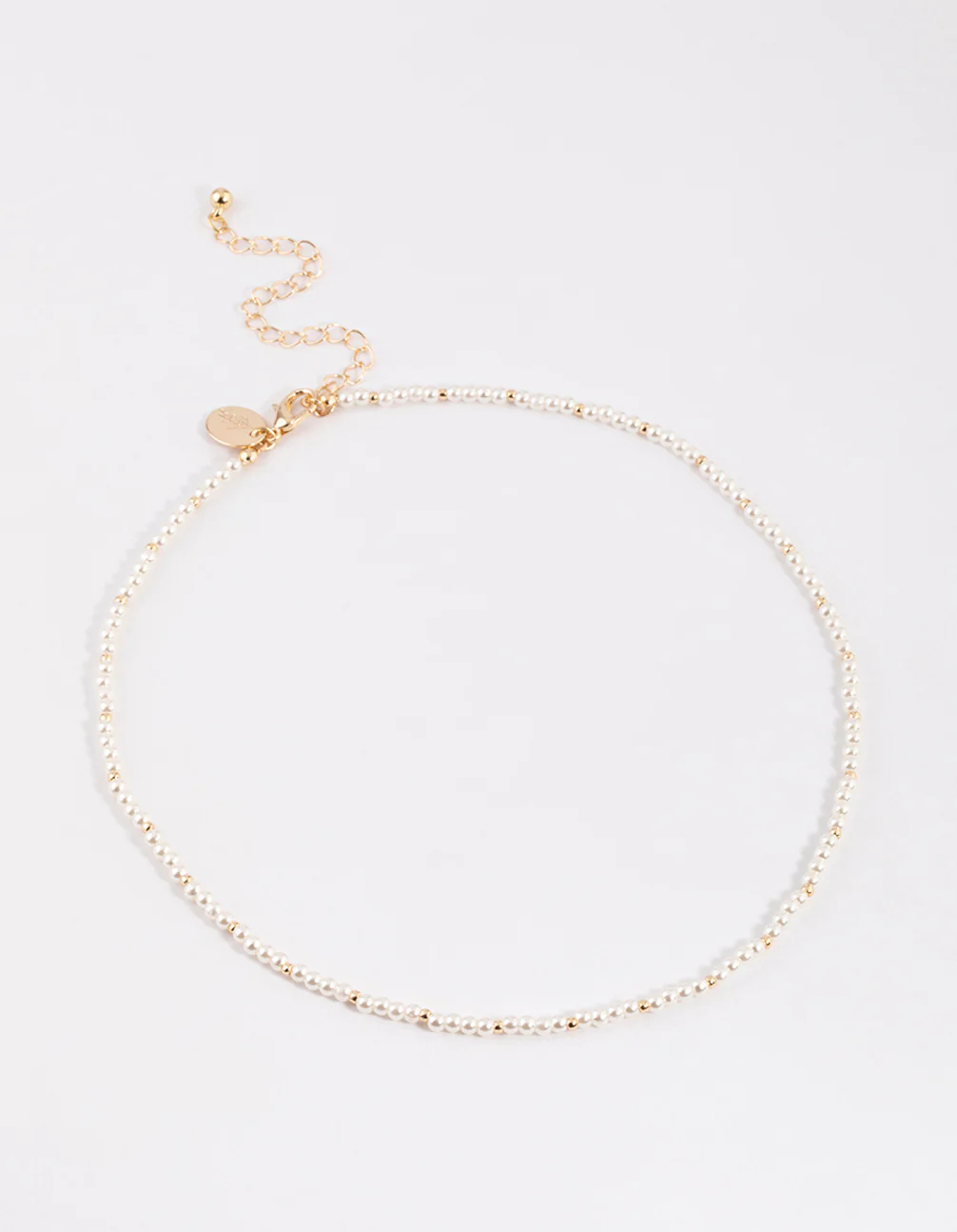 Gold Mini Pearl Choker - Image 2