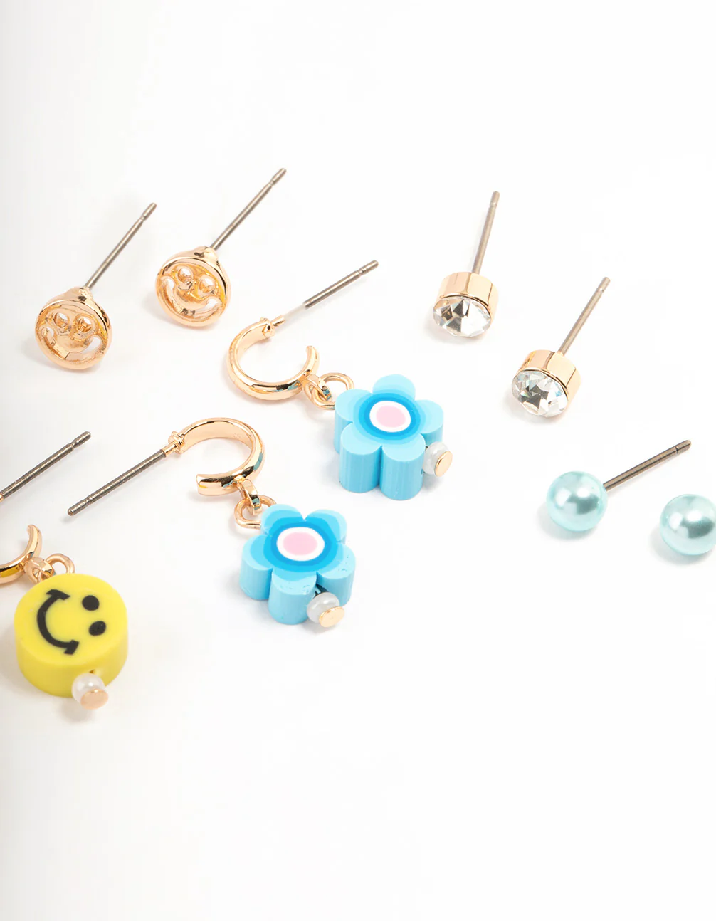 Gold Novelty Earrings 6-Pack - Image 3
