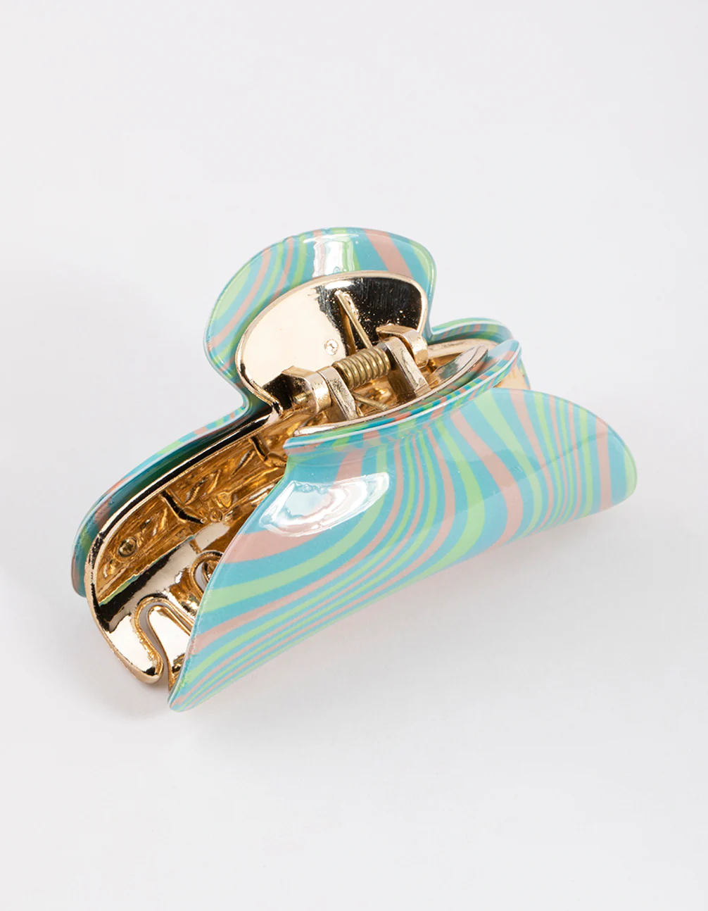 Pastel Swirl Hair Claw Clip - Image 2