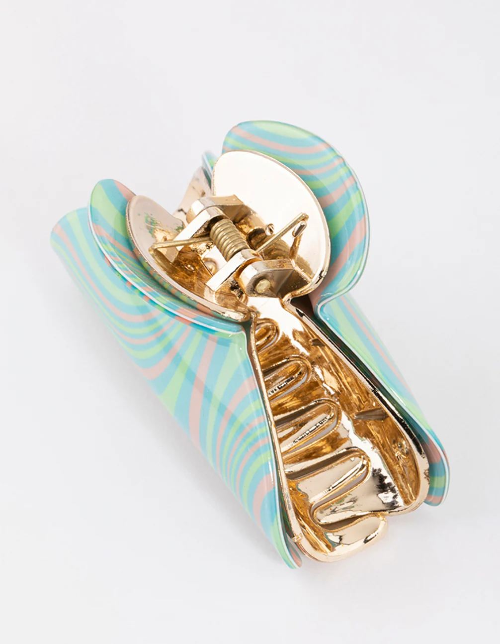 Pastel Swirl Hair Claw Clip - Image 3