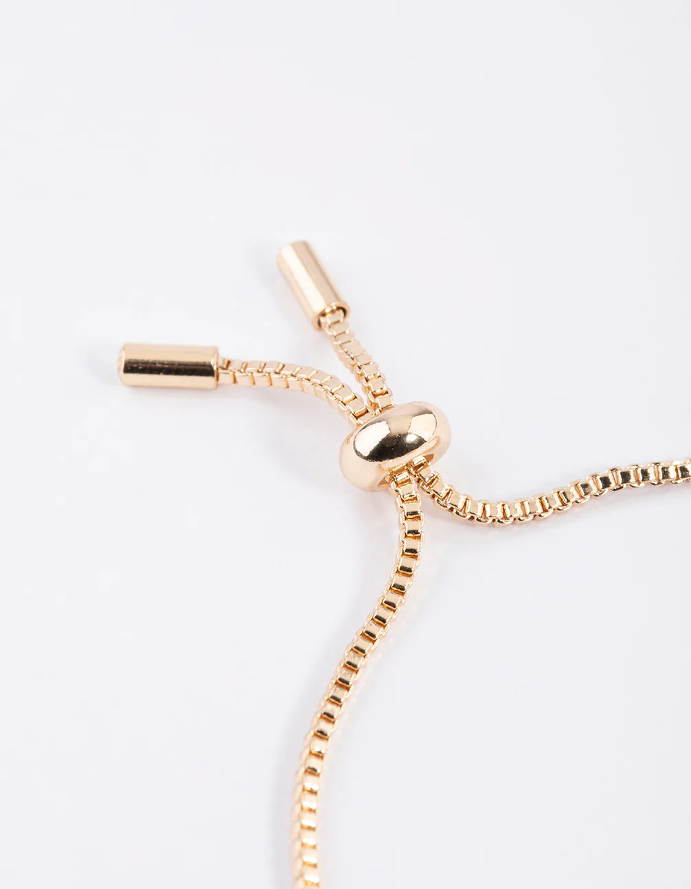 Gold Rose Quartz Heart Toggle Bracelet - Image 3