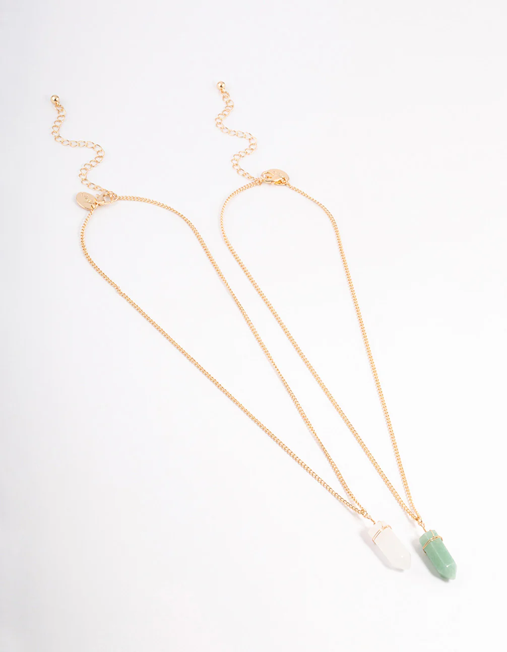 Gold Semi-Precious Bestie Necklace Pack - Image 2