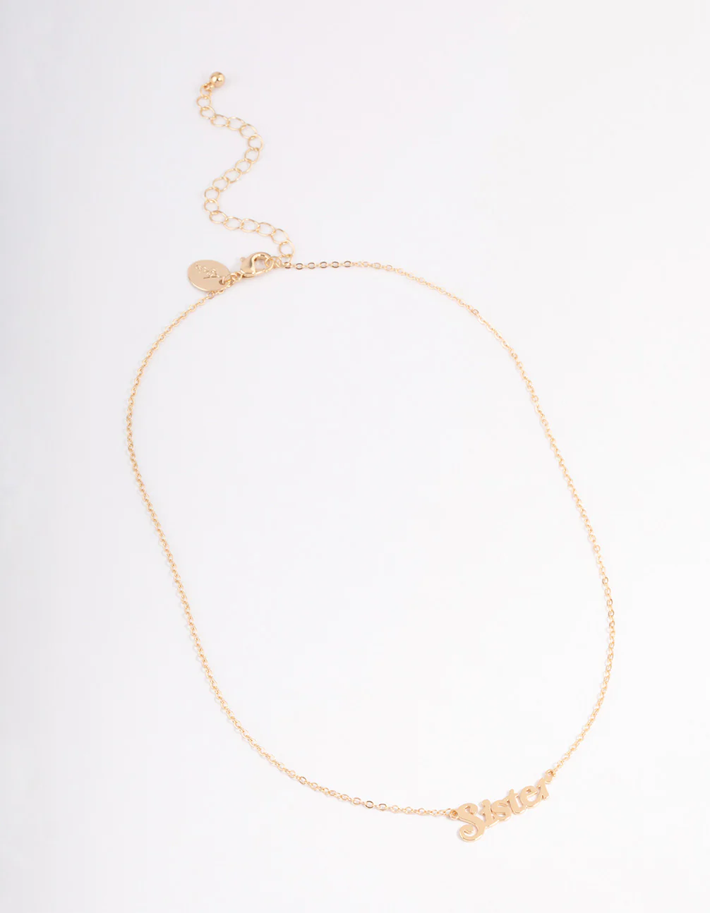 Gold Sister Pendant Necklace - Image 2
