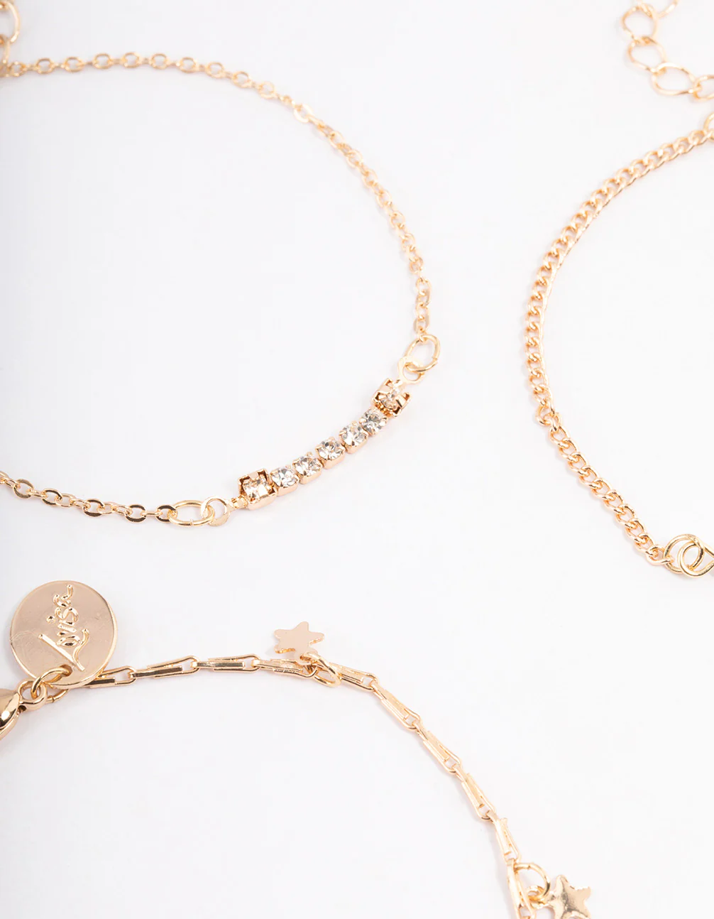 Gold Heart Dainty Bracelet Pack - Image 2