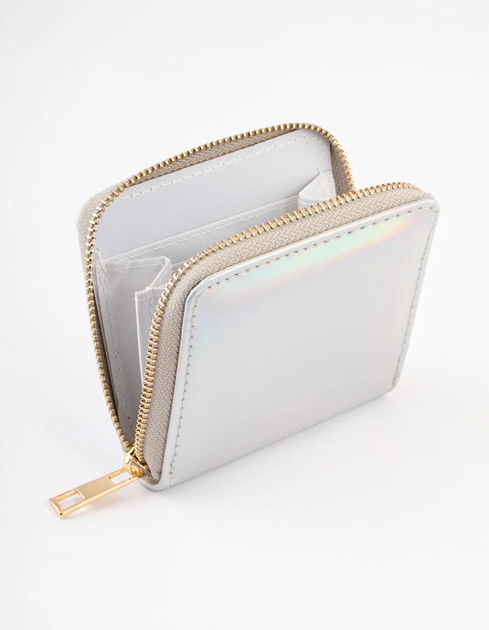 Silver Metallic Purse - Image 2
