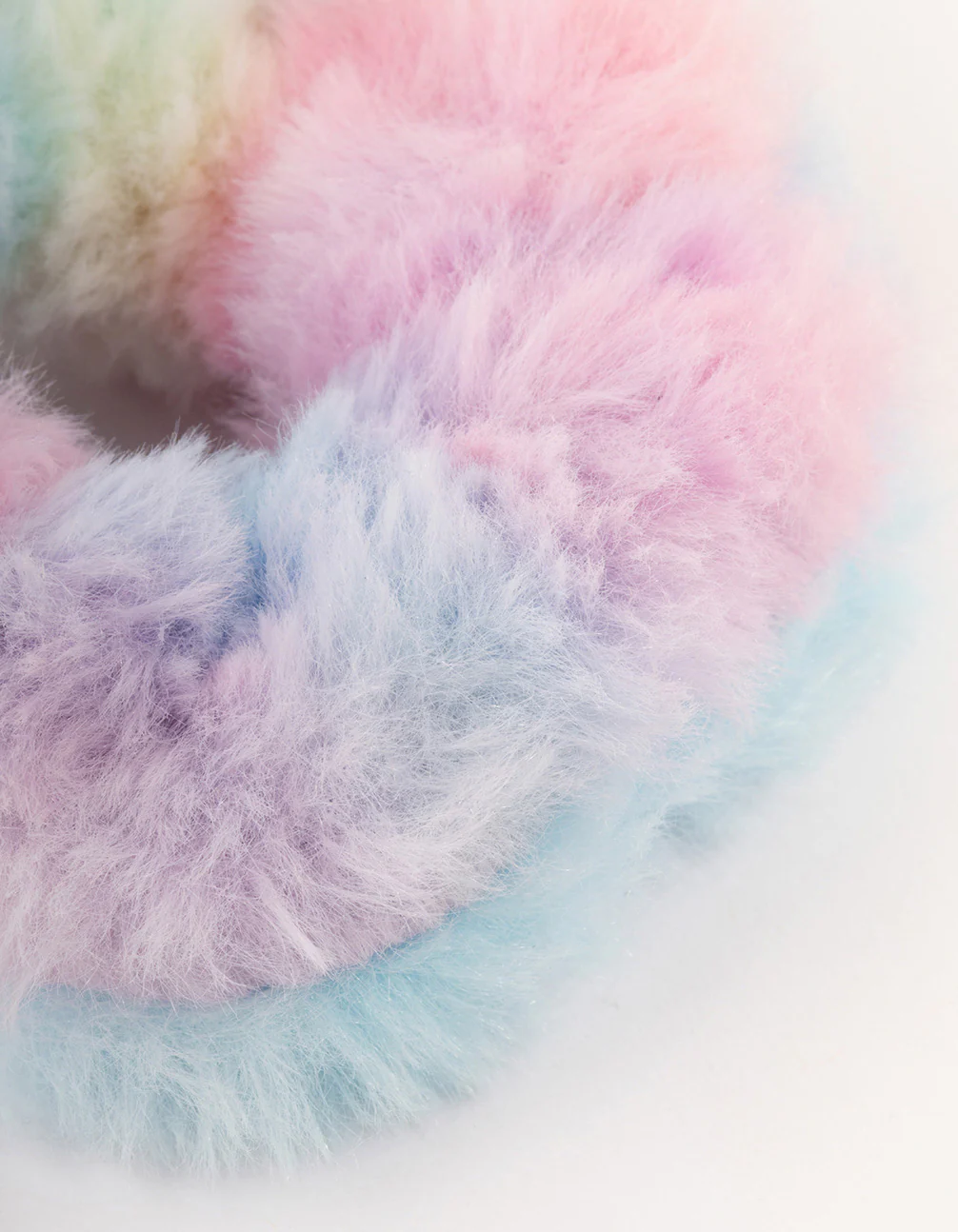 Tie Dye Fluffy Hair Scrunchie - Image 2