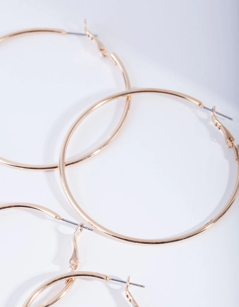 Gold Double Size Hoop Earring Pack - Image 2