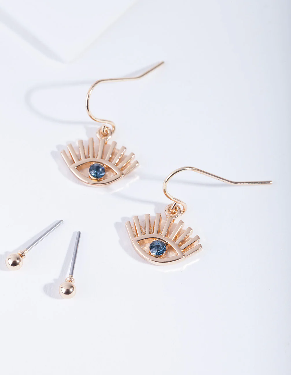 Gold Evil Eye Earring Pack - Image 2