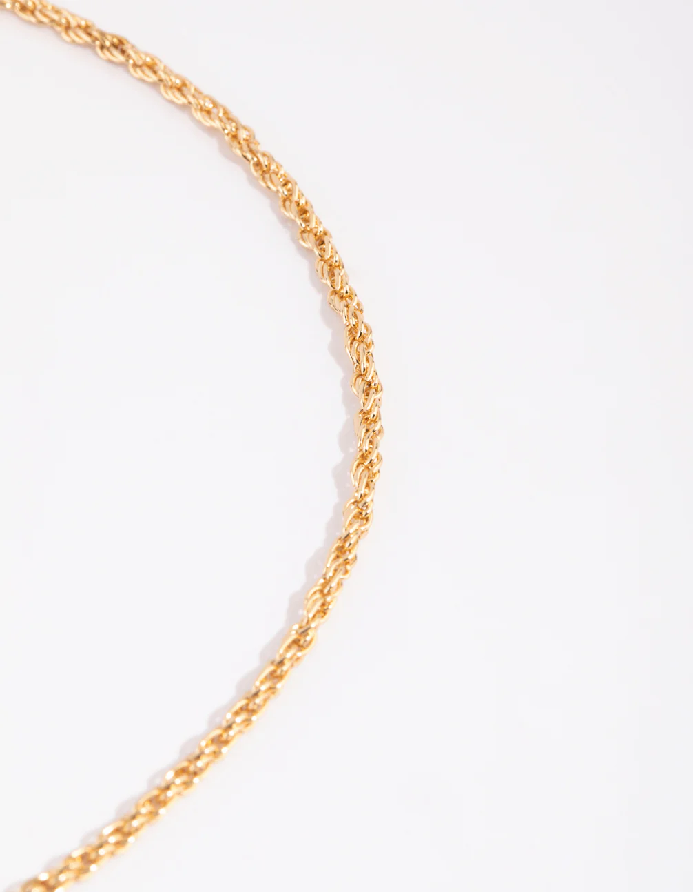 Gold Rope Chain Necklace - Image 2