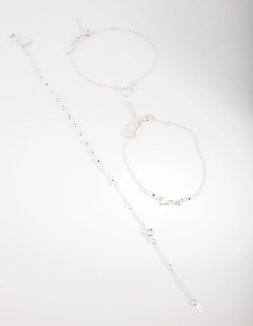 Silver Love U2 The Moon Anklet Bracelet Pack - Image 2