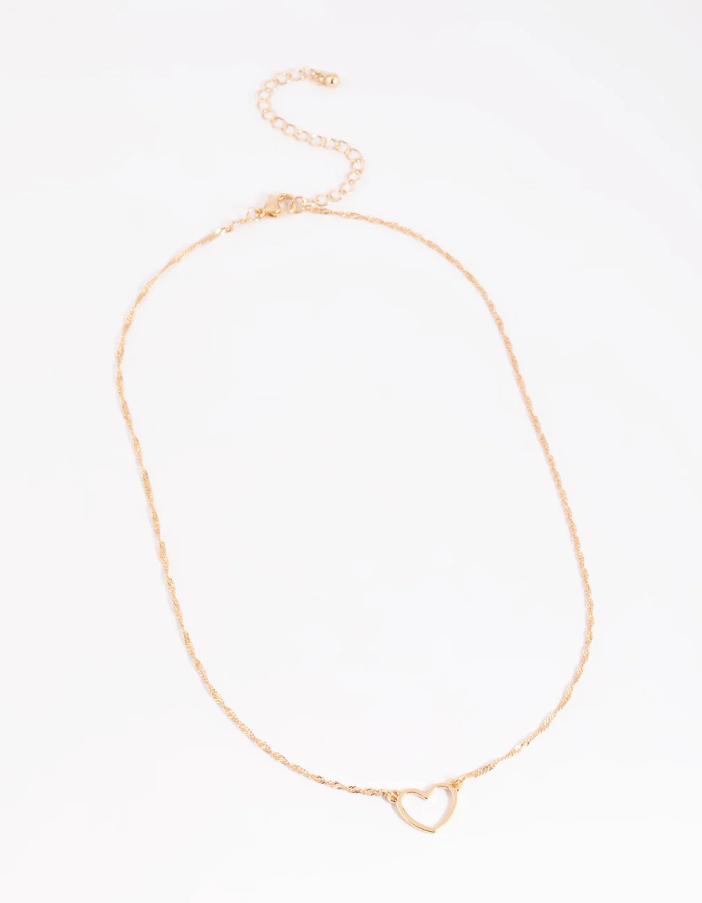 Gold Heart Necklace - Image 2