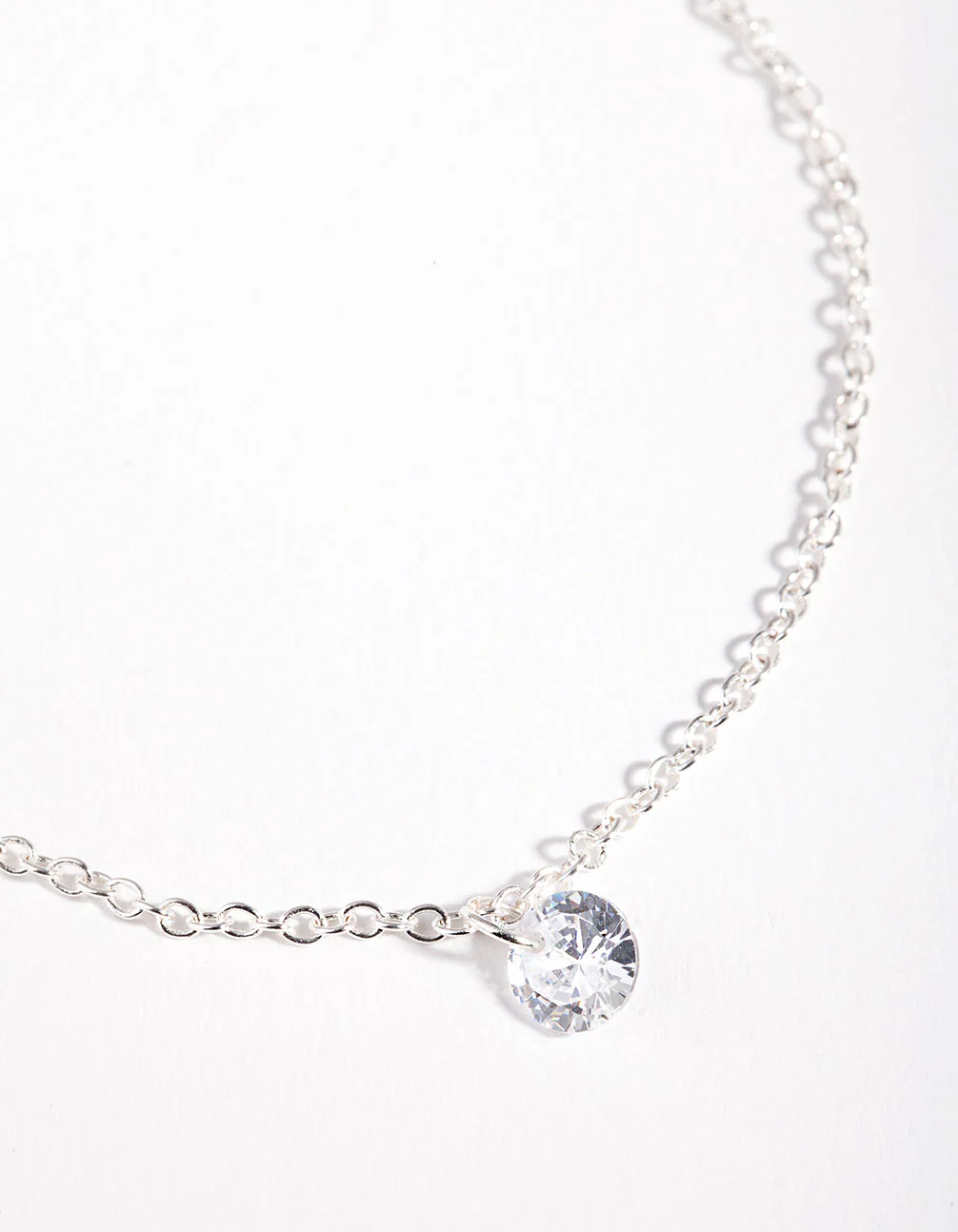 Silver Open Circle Diamante Bracelet Pack - Image 3