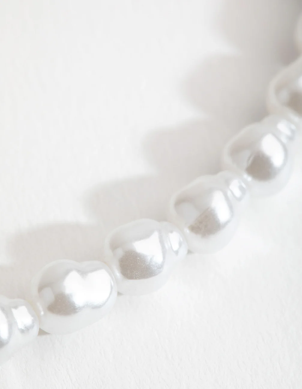 Gold Faux Pearl Choker - Image 2