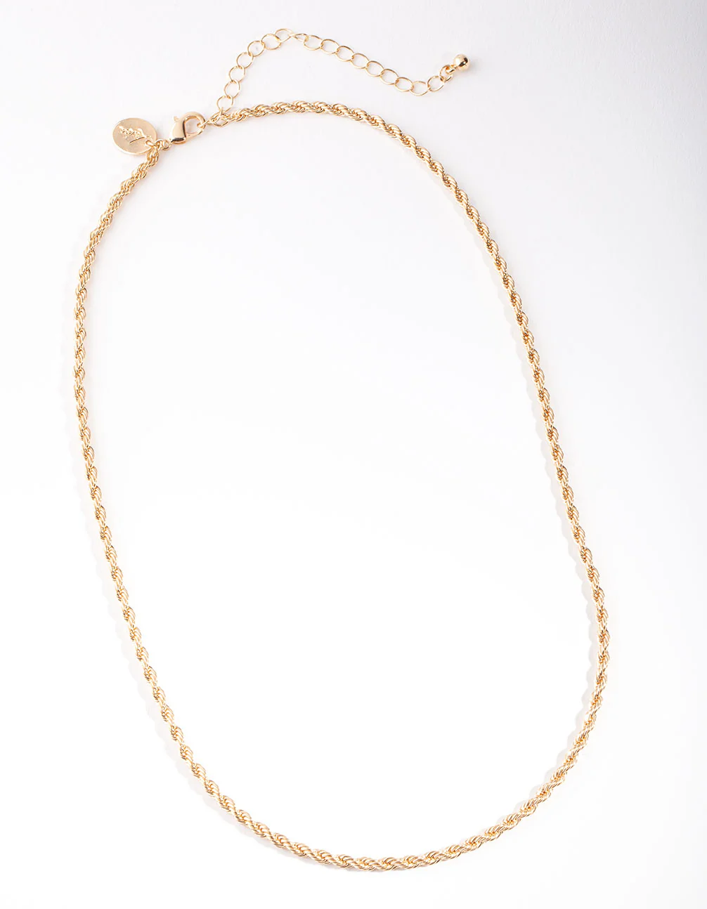 Gold Twisted Chain Necklace - Image 2