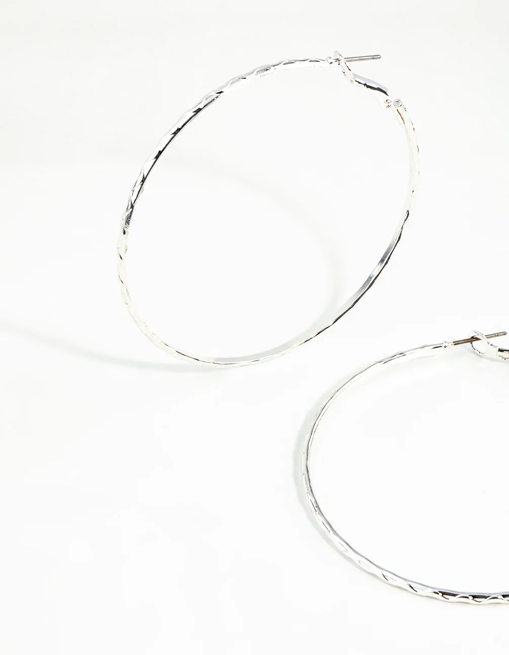 Silver 60MM Hoop Earring Pack - Image 2