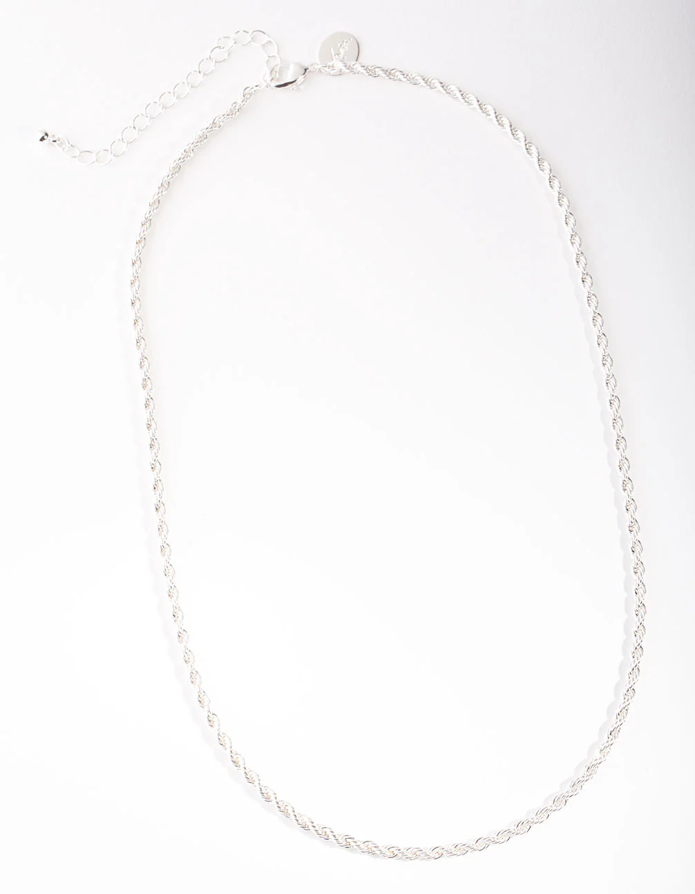 Silver Twisted Chain Necklace - Image 2