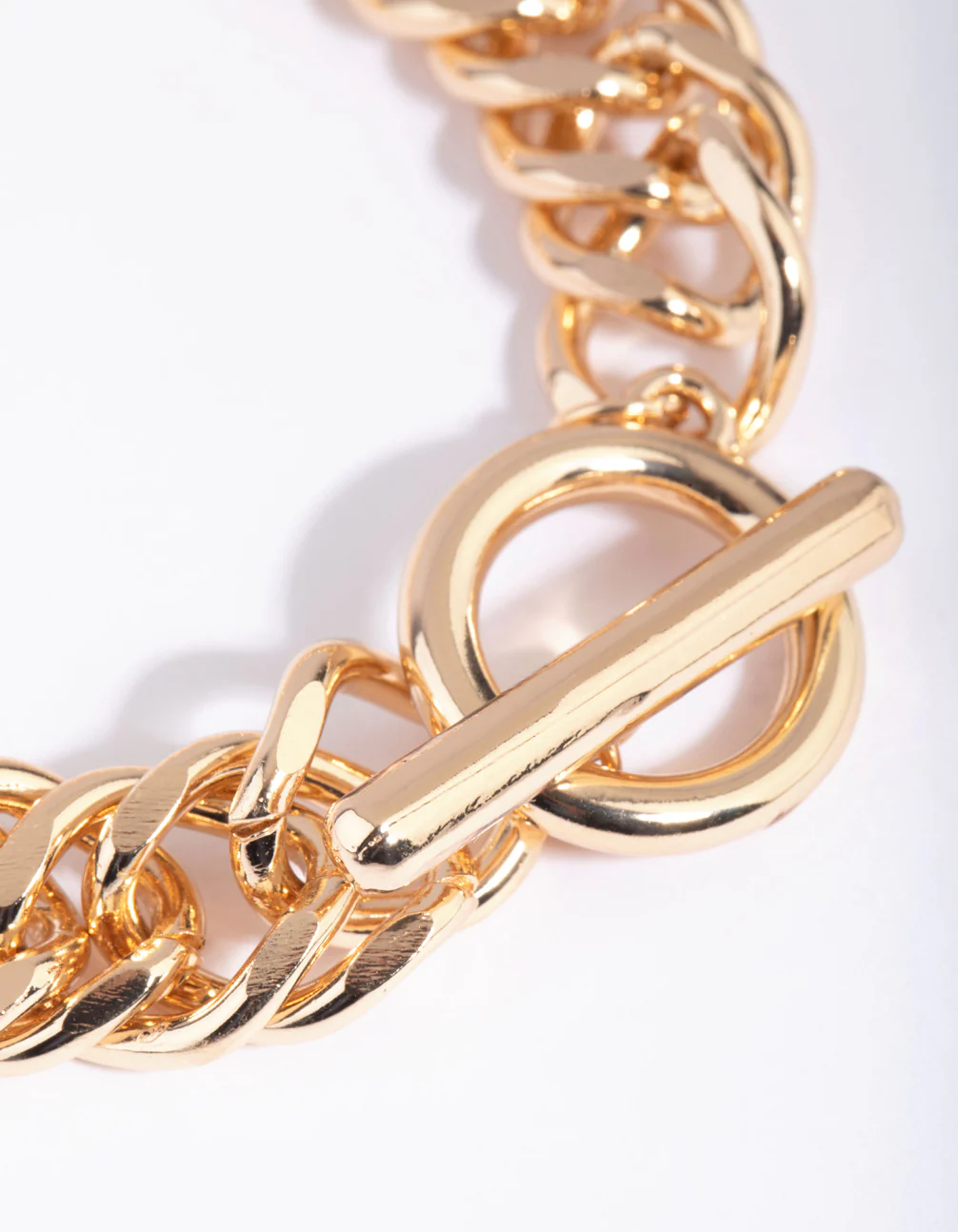 Gold Chain Link Bracelet - Image 2