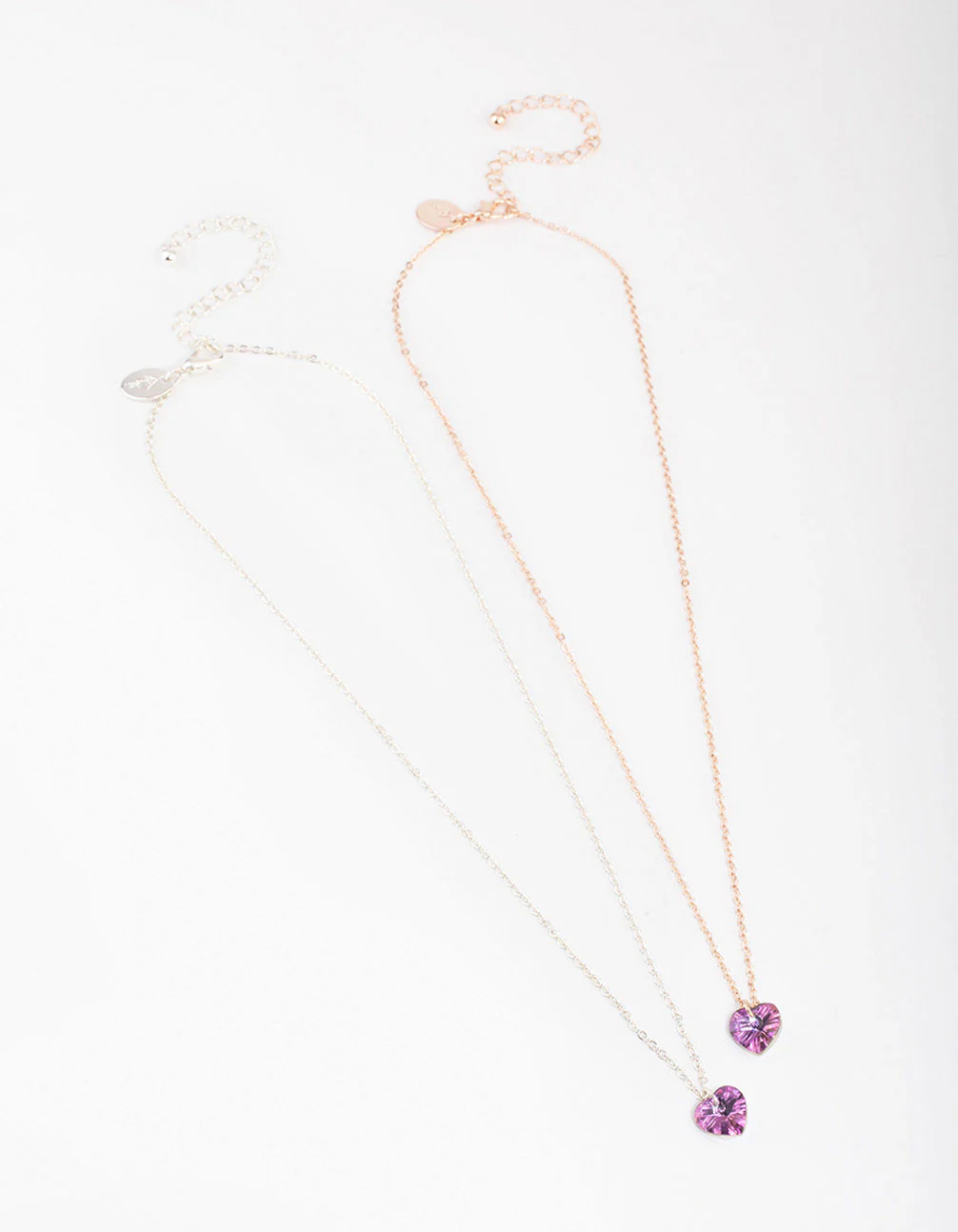 Mixed Metal Basic Heart Necklace Pack - Image 3