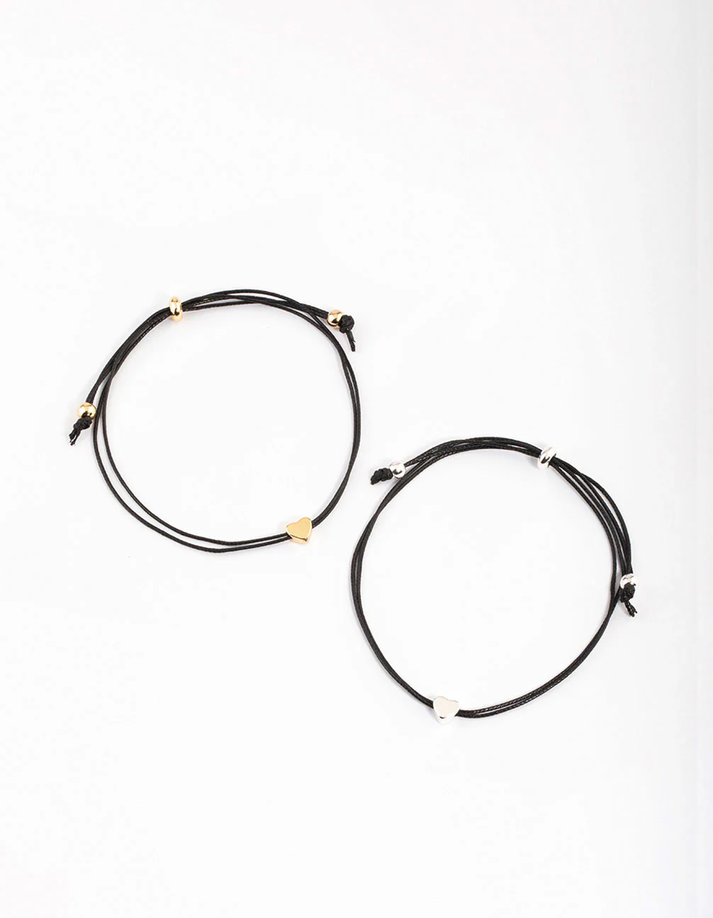 Silver Cord Heart Bracelet Pack - Image 2