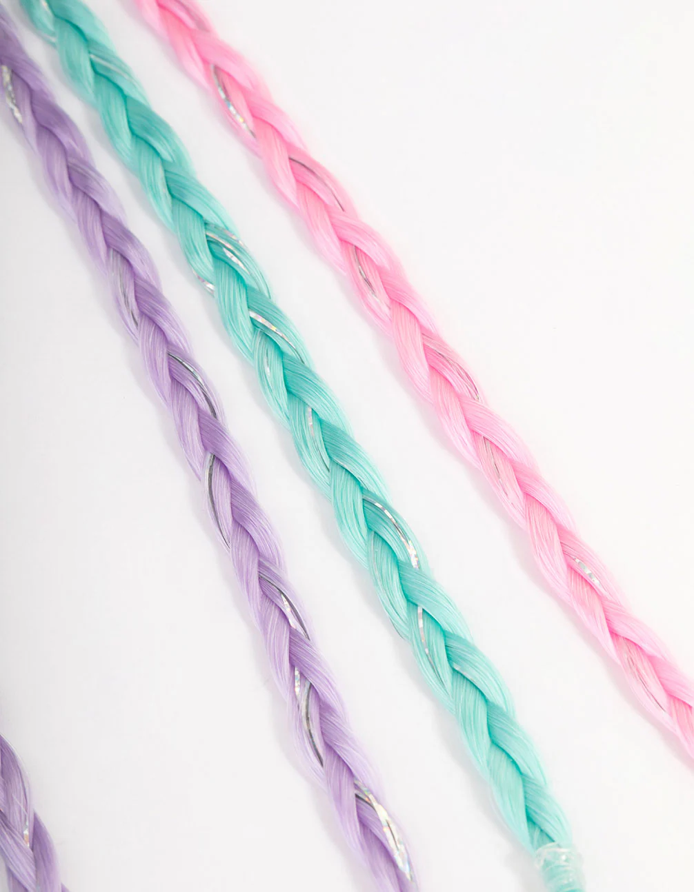 Kids Faux Hair Bunny Braid Clip - Image 3