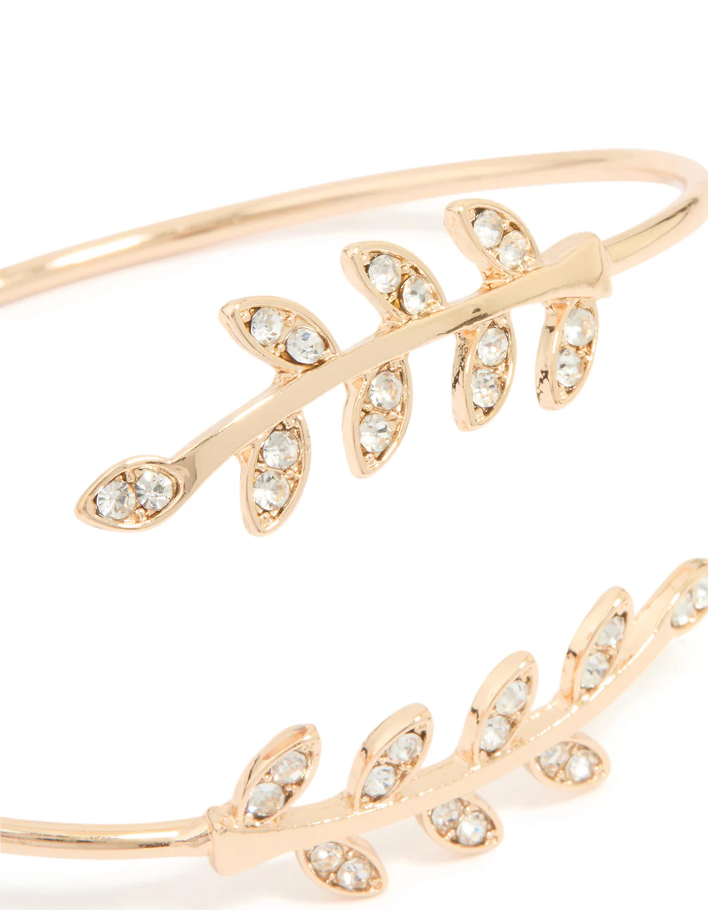 Gold Leaf Wrap Cuff Bangle - Image 2