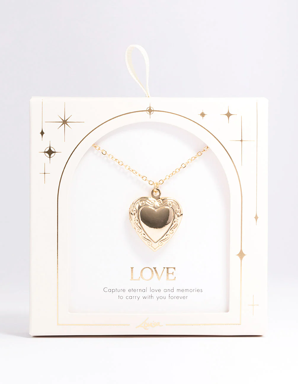 Gold Mixed Textured Cross Necklace - Image 2