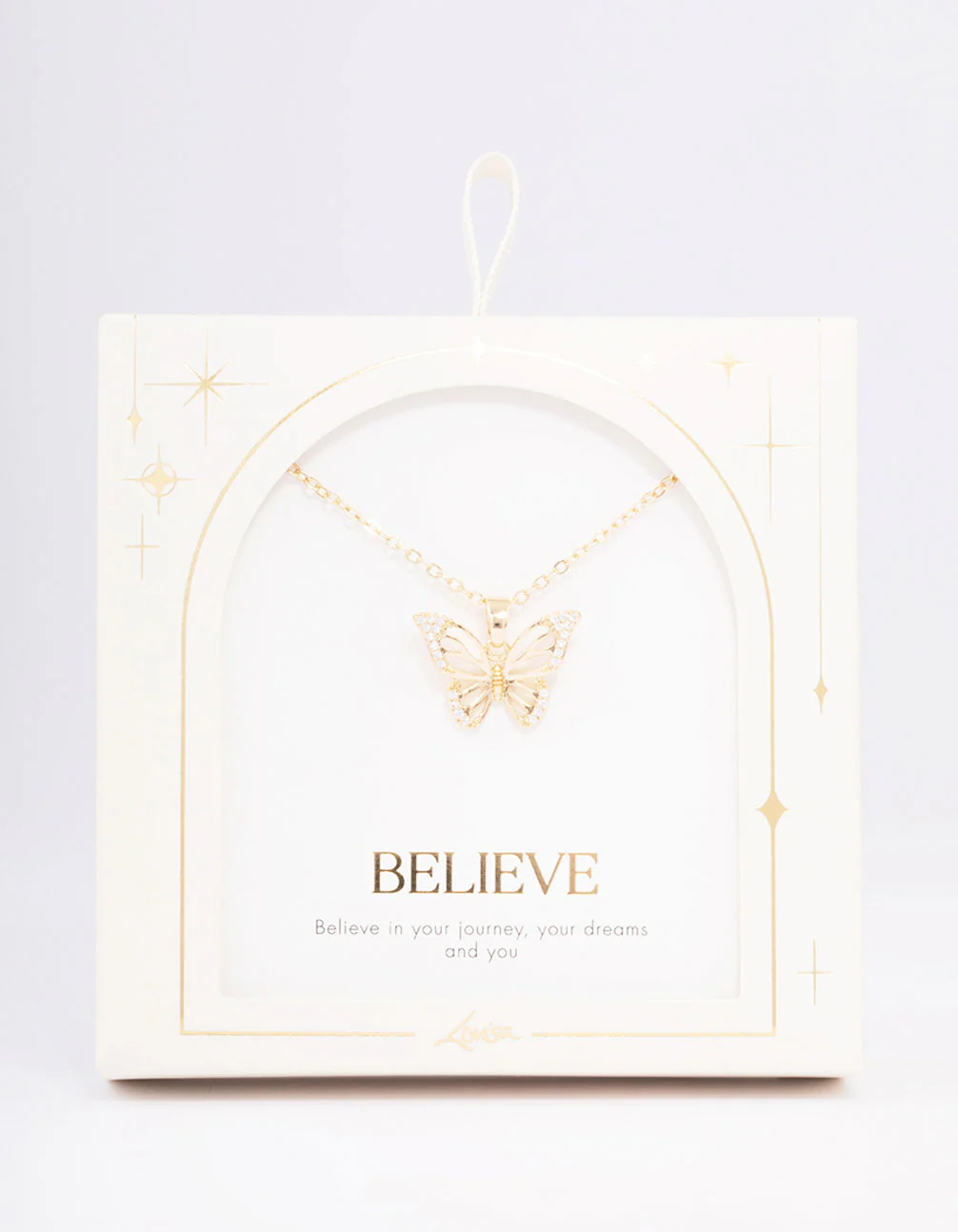 Gold Open Circle & Bar Cross Bracelet - Image 2