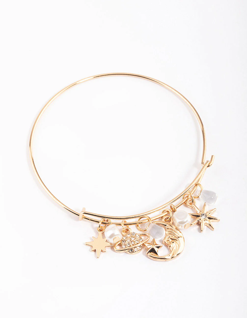 Gold Pearl & Celestial Bangle - Image 2