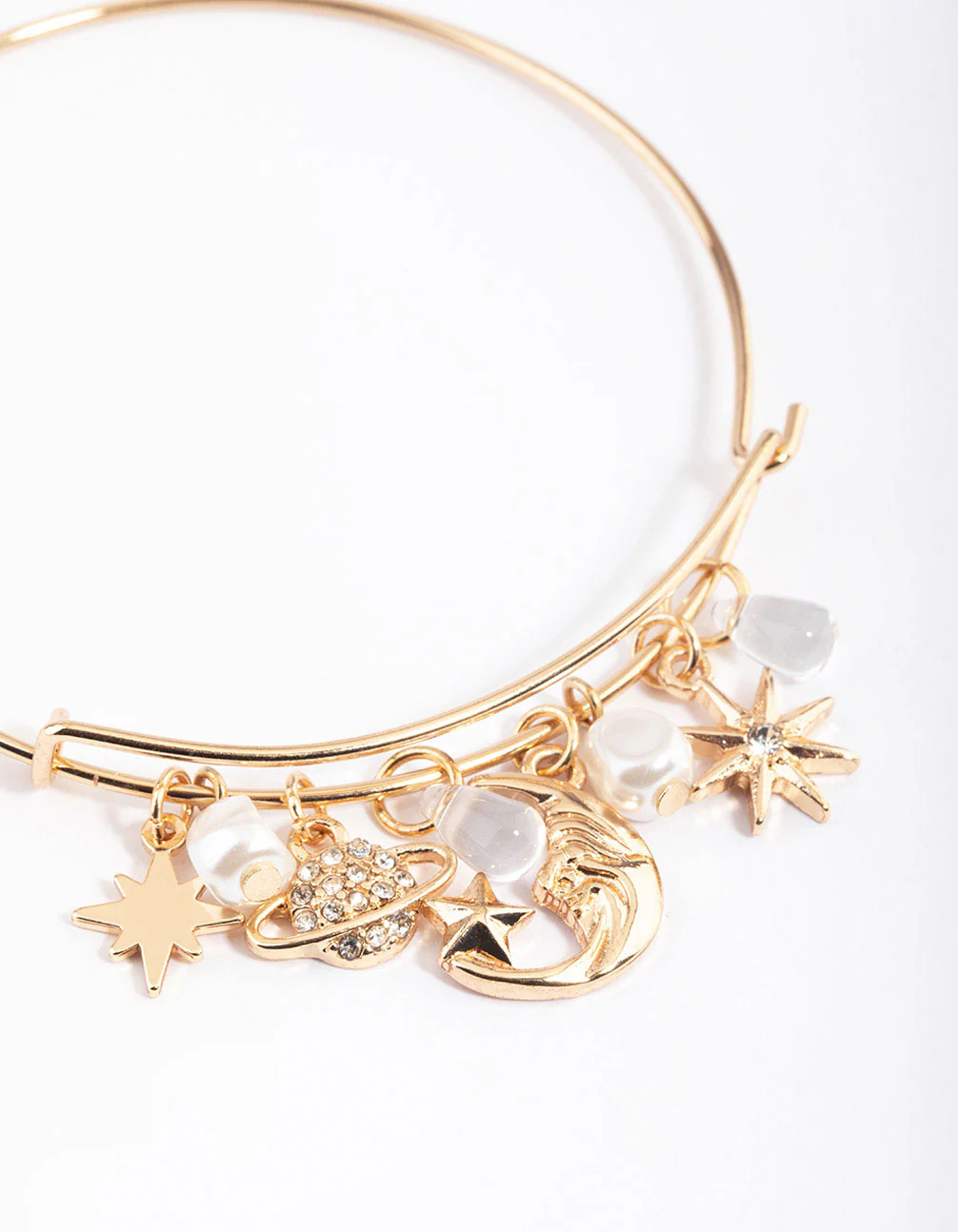 Gold Pearl & Celestial Bangle - Image 3