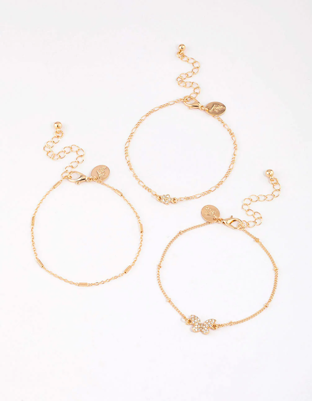 Gold Pretty Butterfly Bracelet Pack - Image 3