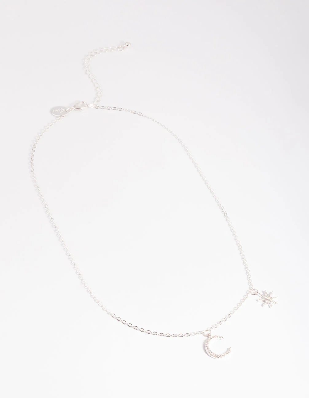 Silver Asymmetrical Celestial Necklace - Image 3